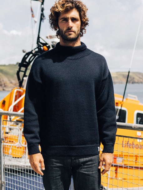 Rnli Cromarty Pullover Marine Finisterre