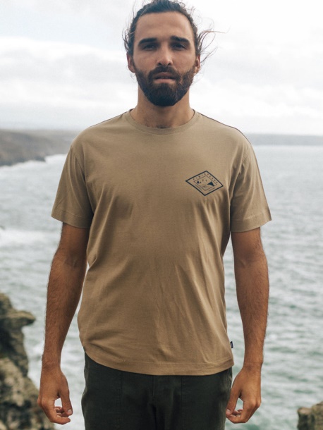T-shirt Mit Diamant-logo Finisterre Flint