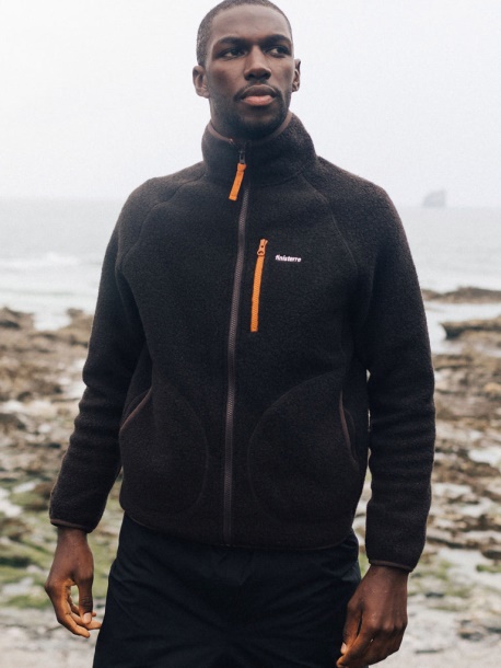 Finisterre Dark Ozone Hegen Wollfleece Mit Durchgehendem Reißverschluss