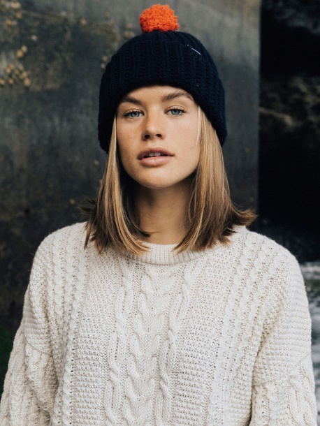 Marine/flamme Rnli Bommelmütze Finisterre