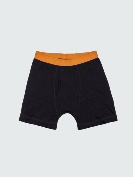 Finisterre Eddy Boxershorts Aus Merinowolle Schwarz/Kupfer