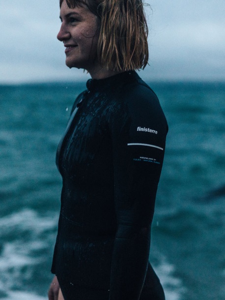 Finisterre Nieuwland 2e Yulex Langarmtop Schwarz