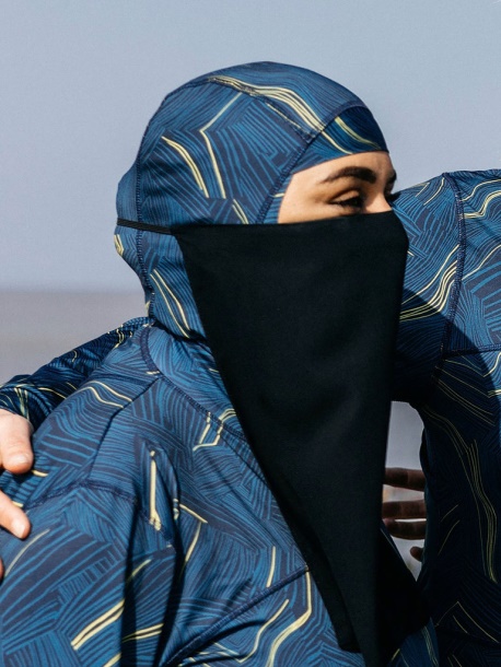 Ins Meer' Hijab Finisterre Geometrischer Druck